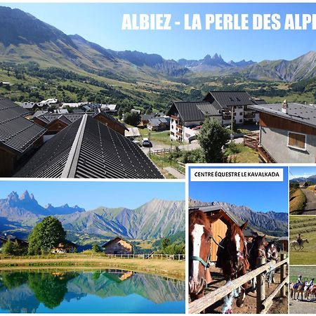 Appart - Chalet Du Hameau Des Aiguilles Albiez-Montrond Buitenkant foto